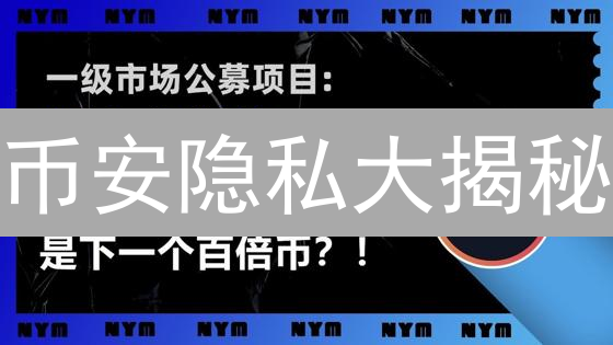 币安隐私大揭秘：透明or匿名？你的交易安全吗？
